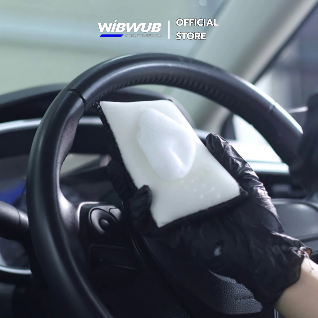 ฟองน้ำสครับเบาะหนัง (WIBWUB Scrubber pad)