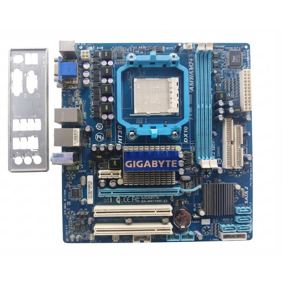 Mainboard AM2+/AM3 DDR2 GIGABYTE MA78LM-S2 รองรับ CPU AM2+/AM3
