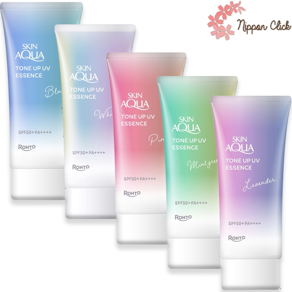 Rohto Skin Tone Up UV ครีม กันแดด spf50+ pa++++ 80g เจล 110กรัม / โทนอัพ 70กรัม