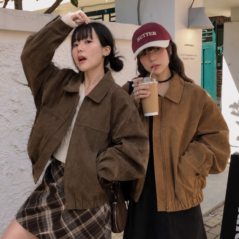 (C361) Koko Coat เสื้อโค้ทโทนสีน้ำตาล ขนาดฟรีไซส์ ใส่ได้ทั้งช/ญ