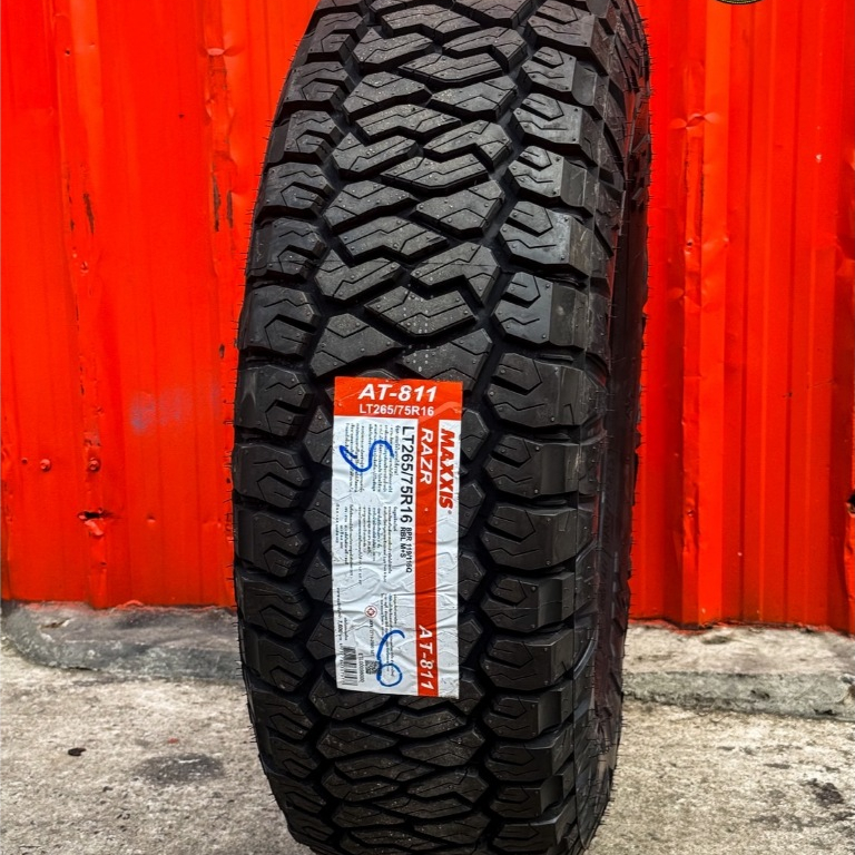 265/75R16 ยางแม็กซิส Maxxis รุ่น RAZR AT811 ยางปี 26 ต่อเส้น ฟรีจุ๊บลม