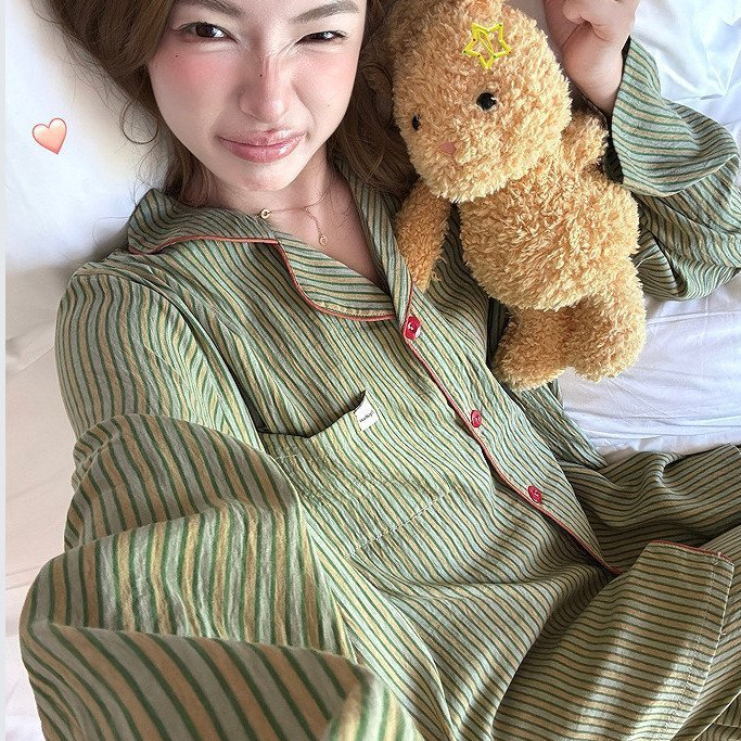 ชุดนอน งานผ้านุ่มใส่สบาย ลายน่ารัก อก 44 (พร้อมส่ง)