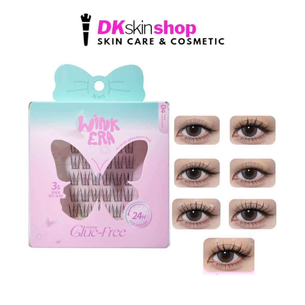 แกรมฟิกซ์ วิ้งค์ อีร่า ป๊อปปิ๊ง กลู-ฟรี คลัสเตอร์ อายแลช ขนตาปลอม GLAMFIX Wink ERA POPIN' GLUE-FREE CLUSTER (มี 7 แบบ)