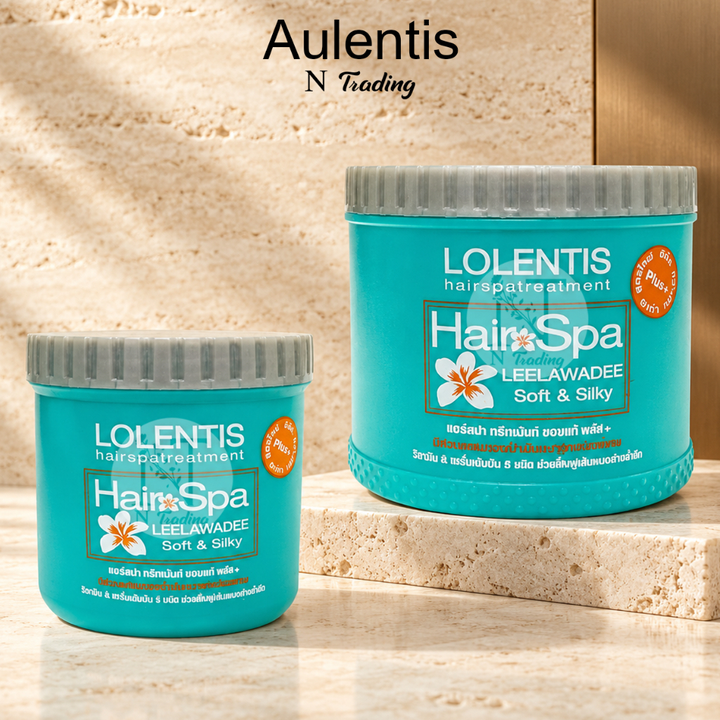 Lolentis (Aulentis) Hair Spa Treatment | ลอเลนติส แฮร์สปา ทรีทเม้นท์ ลีลาวดี | เซรั่มเข้มข้นฟื้นฟูผมเสีย 500 & 1000 ml