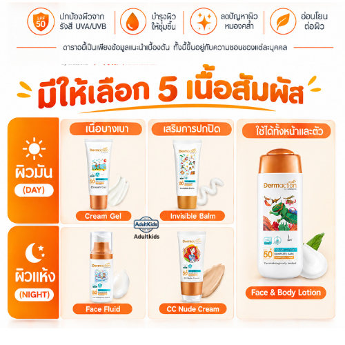 Dermaction Plus by Watsons 40ml. เดอมาแอคชันพลัส กันแดด วัตสัน ครีมเจล cc nude Spf50+ Pa+++ 40มล.