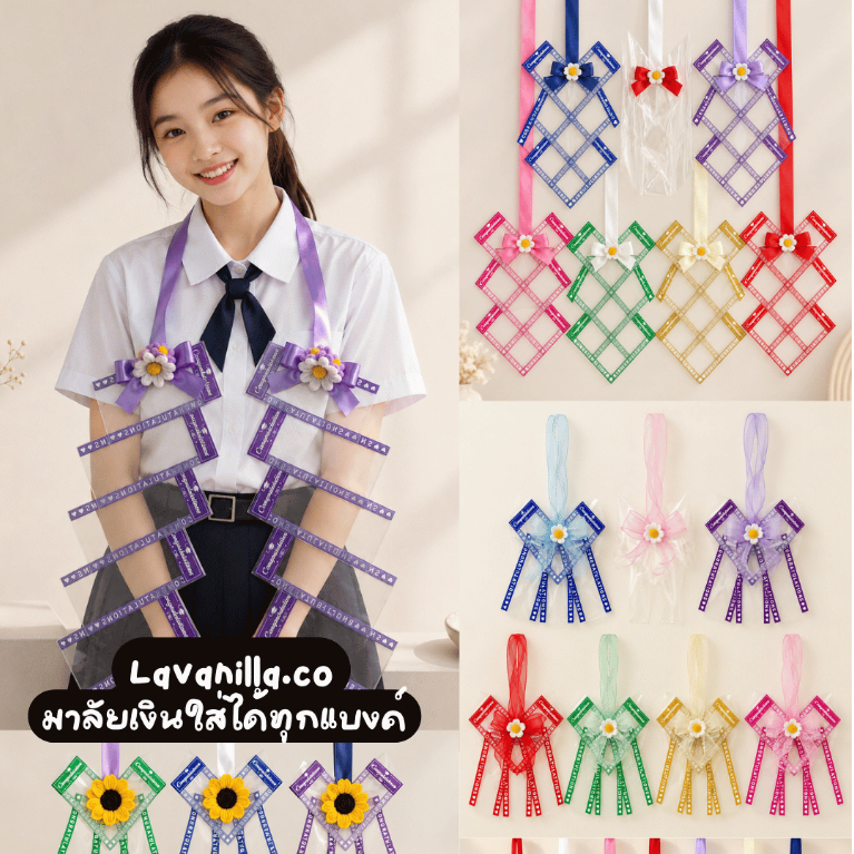[มีส่งด่วน] พวงมาลัยเงินใส่ธนบัตร มาลัยธนบัตร มาลัยเงินคล้องคอ ซองเงิน มาลัยเงินคล้องข้อมือ มาลัยปัจฉิม งานรับปริญญา