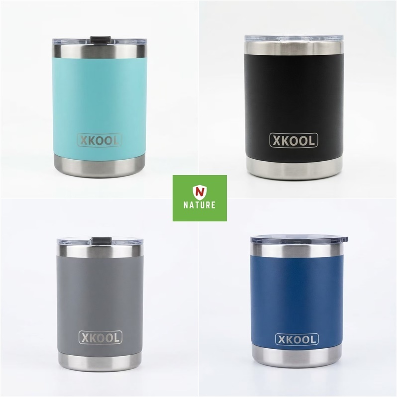 X-Kool แก้ว กระติกน้ำ ขนาด 10Oz แก้วเก็บอุณหภูมิความเย็น,ร้อน สีพื้น แบบหนา เหมาะสำหรับเป็นของขวัญ