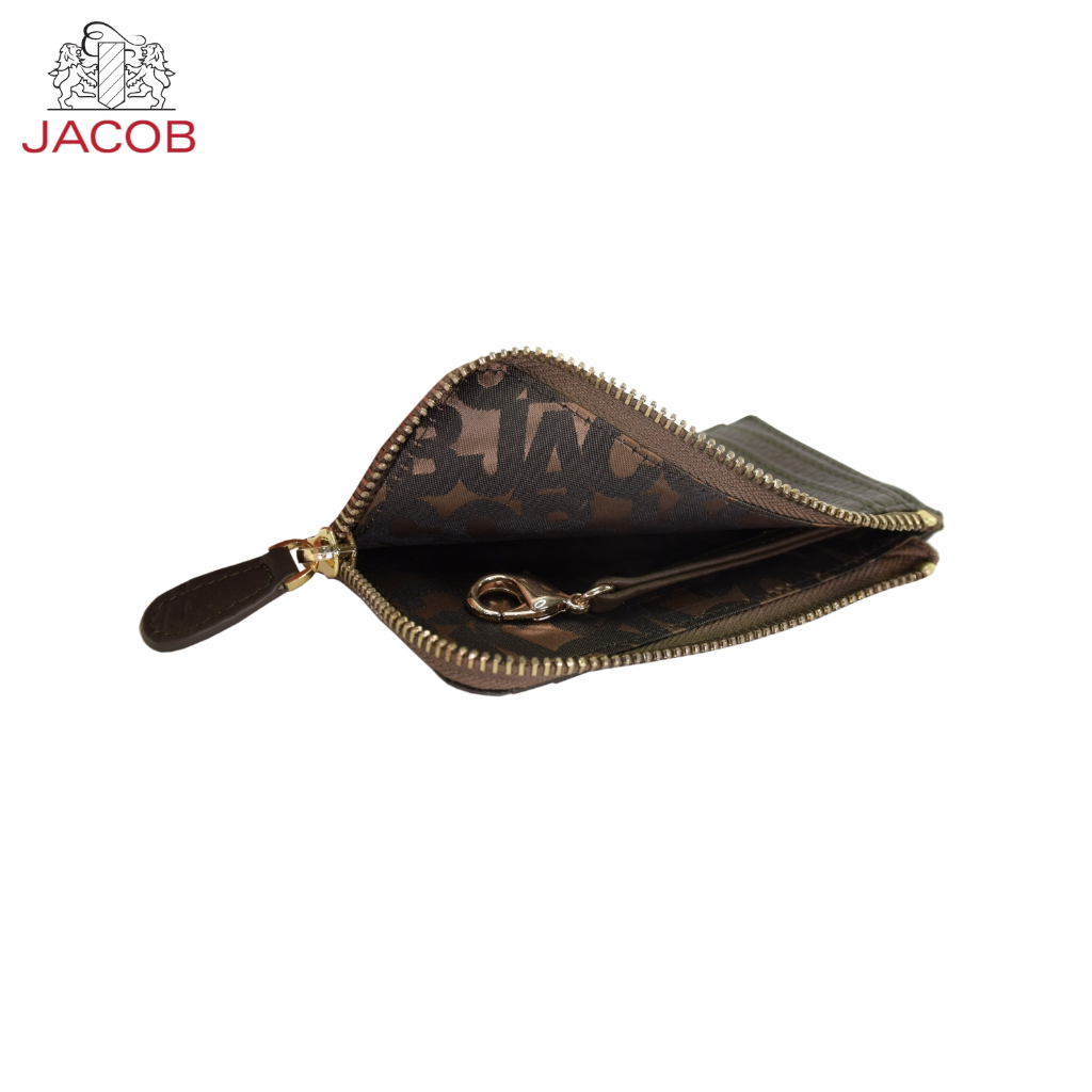 JACOB حافظة بطاقات نسائية بسحاب وحلقة مفاتيح 62794 — صورة 6