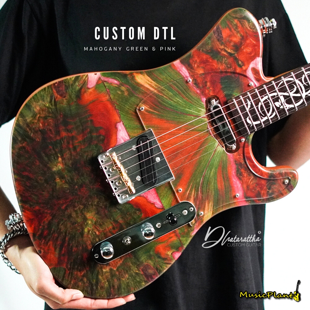 Dhatarattha - Custom DTL Mahogany | Green-Pink