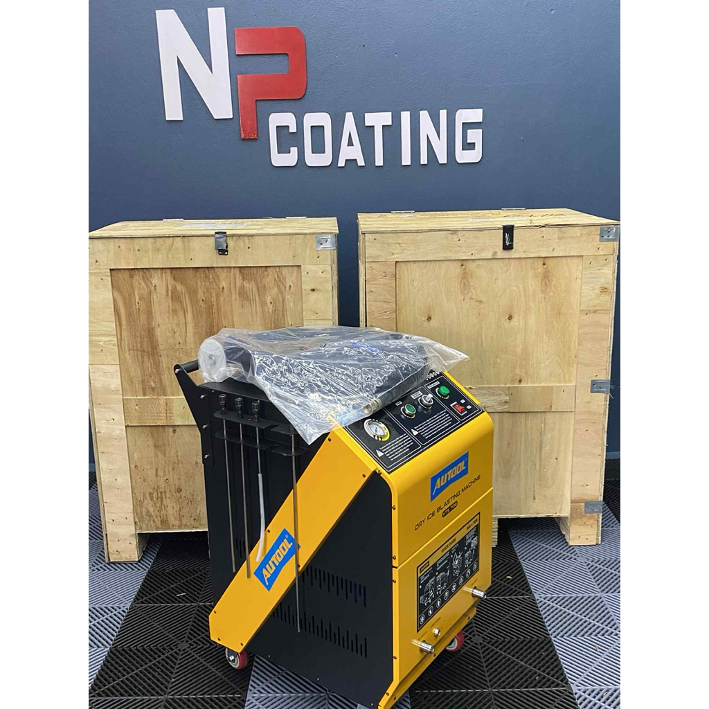 เครื่องทำความสะอาดระบบDry ice สำหรับโรงงานอุสหกรรม car detailing  พ่นงานได้เนียงชิ้นงานสวยไม่กัดกร่อ