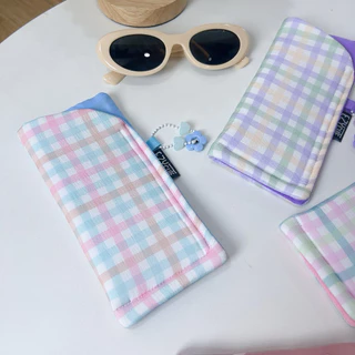 Polka Dot | Glasses case เคสใส่แว่น ซองใส่แว่น ซองใส่แว่น ผ้านิ่มบุฟองน้ำ ถนอมแว่นตา