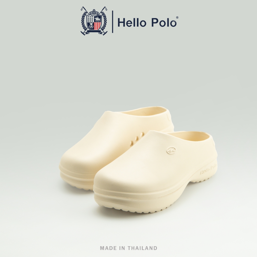 Hello Polo รองเท้าแตะผู้หญิง  รองเท้าหัวโต พื้นนุ่มมาก กันลื่น กันน้ำ ทนต่อการสึกหรอ รองเท้านิ่มเหมือนเหยียบอึ hp8009