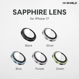 [iPhone17] HI-SHIELD กระจกกันเลนส์กล้อง iPhone 17 Sapphire Lens แท้ มาตราฐาน GIA รับประกัน 90 วัน
