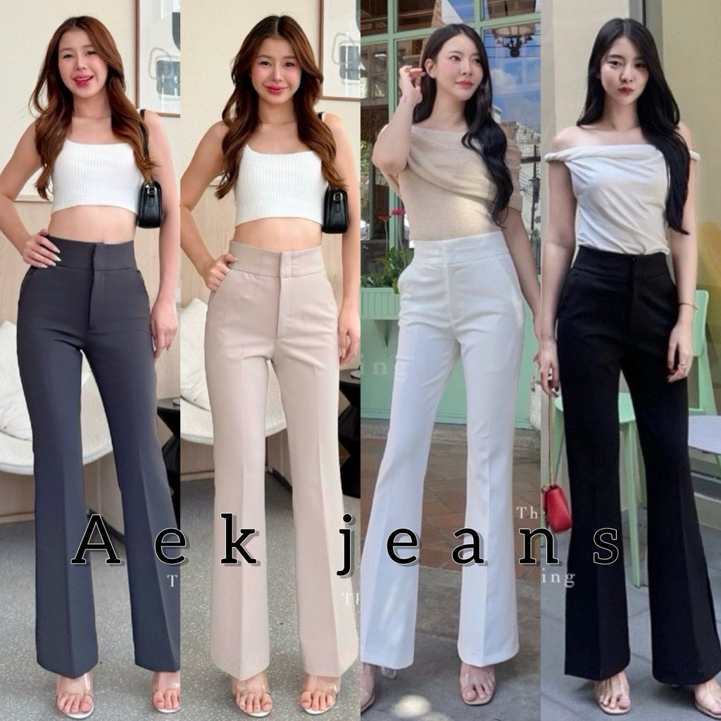 S-XXL🔥รุ่นขายดี🤎มี6สี💫กางเกงขาม้าดีเทล2ตะขอ🩵เนื้อผ้าโรเชฟแบบเรียบเก๋เอวสูงทรงสวยเก็บหุ่นได้เป๊ะผ้านิ่มใส่สบาย✨✨