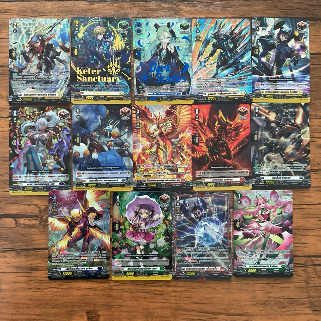 การ์ดแวนการ์ด การ์ดหลังกล่อง D-BT06