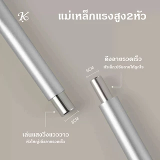 แม่เหล็กดึงสีลูกแก้ว หัวเล็กใหญ่2หัว ดูตสีเล็บเจล แมวตา ทำลายเล็บ อุปกรณ์ทำเล็บ พร้อมส่ง