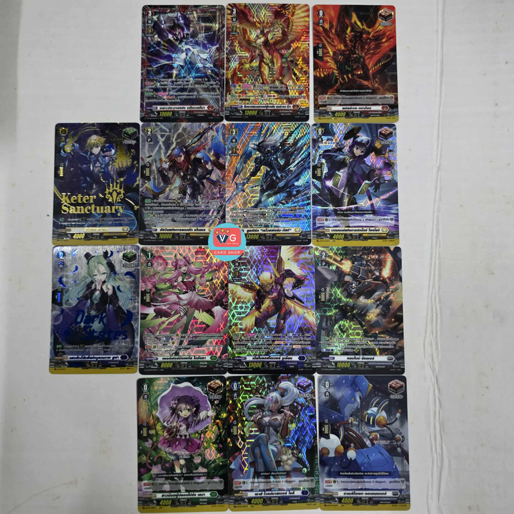 D-BT06 ฟอยหลังกล่อง แยกใบ Blazing Dragon Reborn ภาษาไทย Vanguard OverDress แวนการ์ด