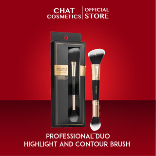 บราวอิท บาย น้องฉัตร แปรงไฮไลท์และคอนทัวร์ Browit Professional Duo Brush