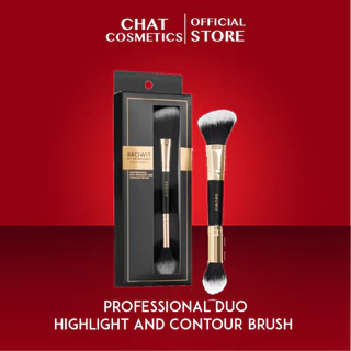 บราวอิท บาย น้องฉัตร แปรงไฮไลท์และคอนทัวร์ Browit Professional Duo Brush