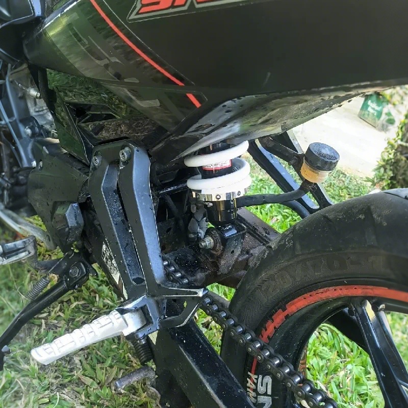 ​​ โช้คอัพเดี่ยวสากล RCB M2 - นำไปใช้ Sniper King 150 | Sniper155 Fi | ขนาด 208 มม. ปรับสมรรถนะได้ - รูปที่ 5