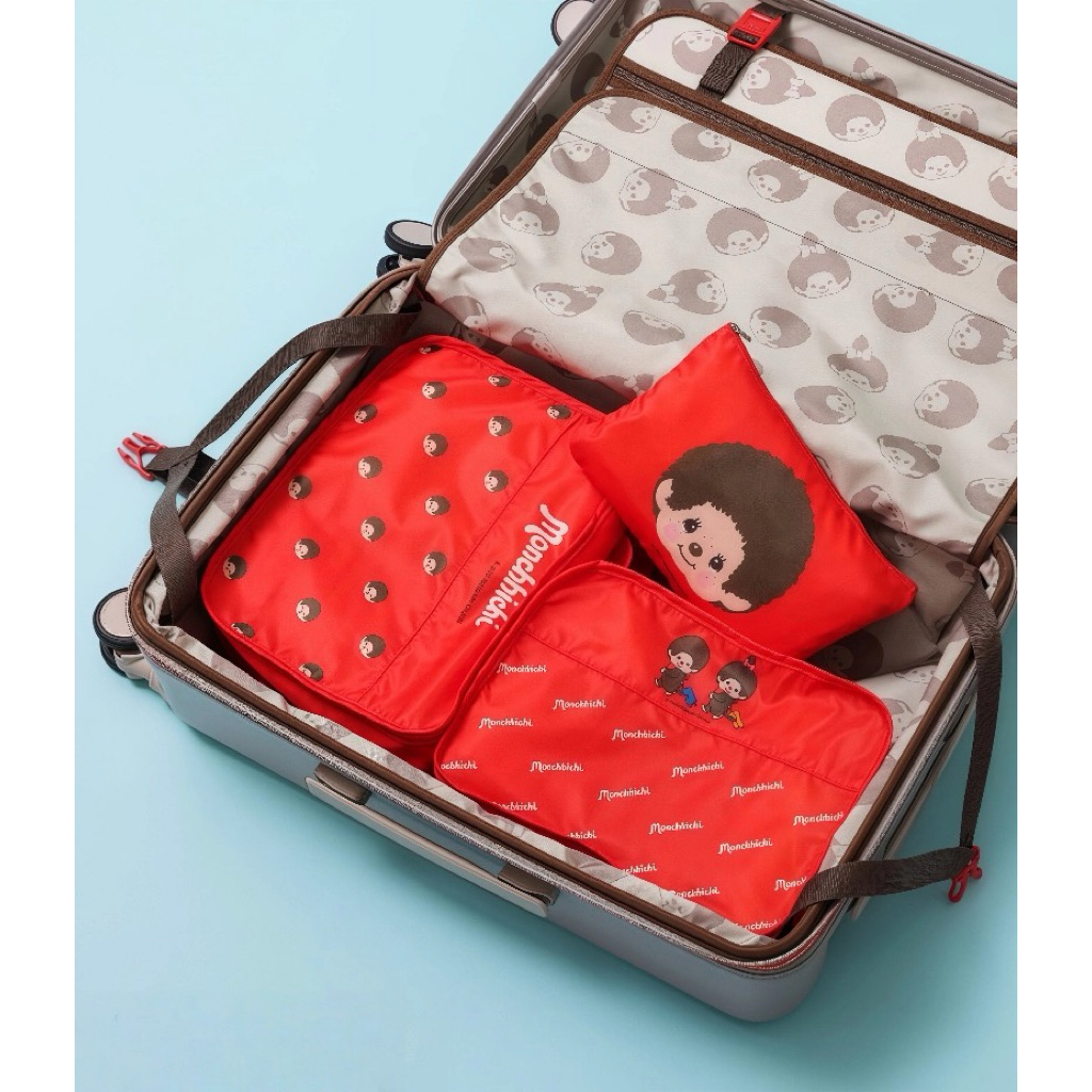 Monshishi travel bag set ลิขสิทธิ์แท้ 🆕💯✨ กระเป๋าจัดระเบียบ คู่หูของการเดินทาง