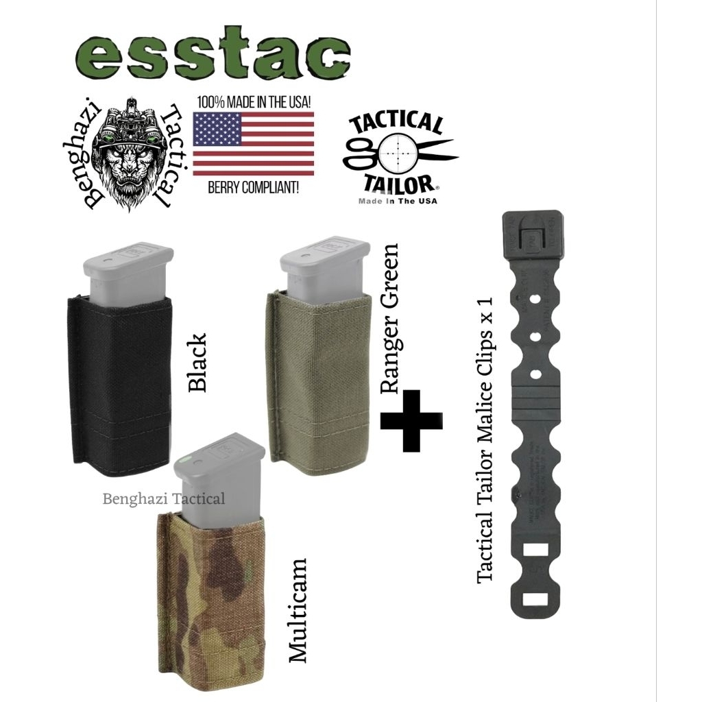 ESSTAC​ Single​ KYWI​ Pouch​-Black ของแท้​ นำเข้า​จาก​USA​