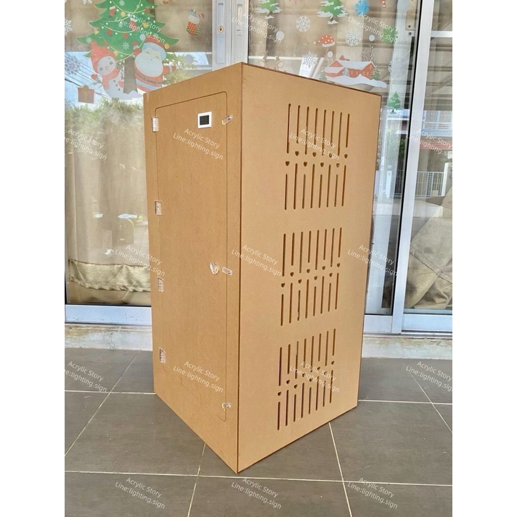 กรงอะคริลิคทรงสูง กรงสัตว์เลี้ยง กรงใส่สัตว์ กรงแฮมเตอร์ ดอเม้าส์ เต่า งู หนู นก ตู้อะคริลิค - รูปที่ 2