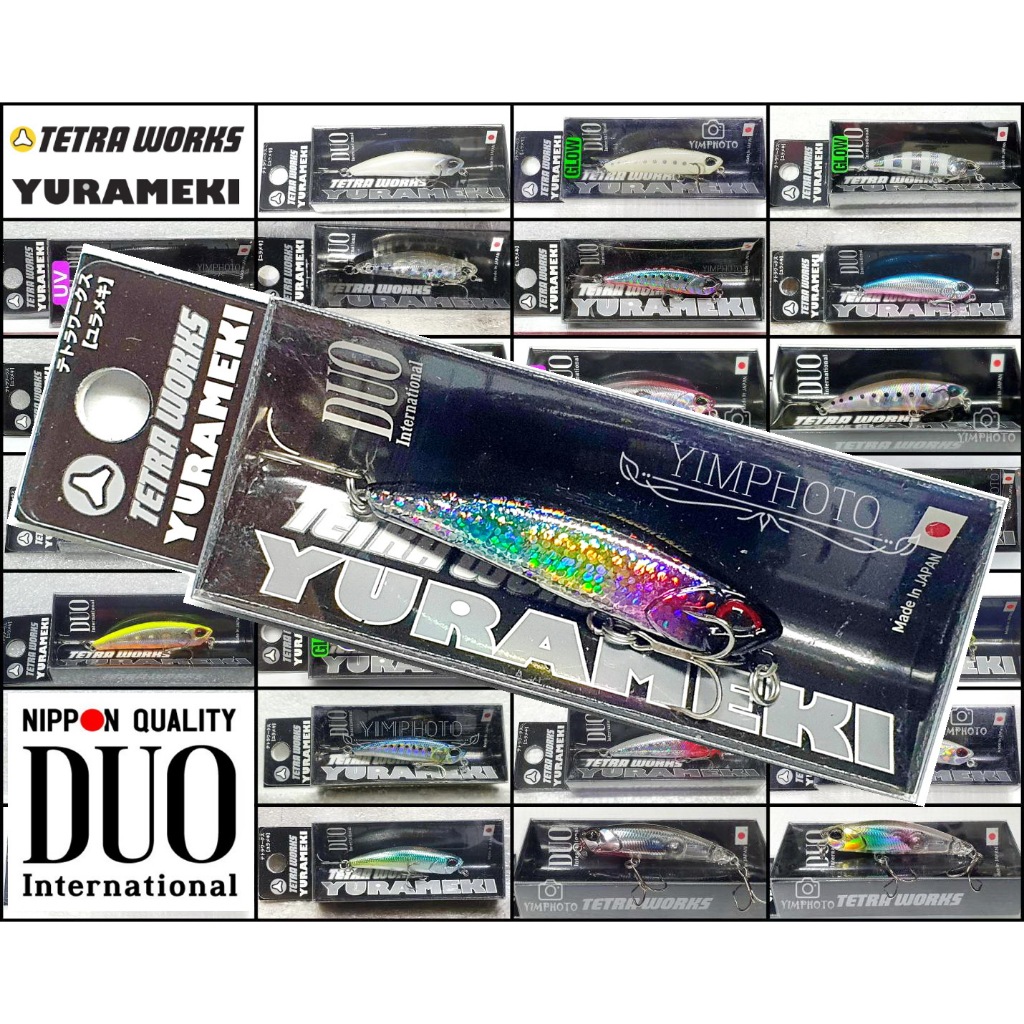DUO TETRA WORKS Yurameki 48s 6.3g. สีใหม่ เหยื่อปลอม ดูโอ ยูราเมกิ ของแท้ 100% เหยื่อตกปลา