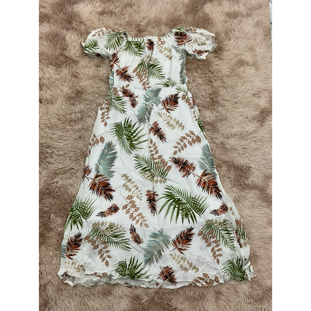 เดรสพิมพ์ลายป้าย Vegus size L