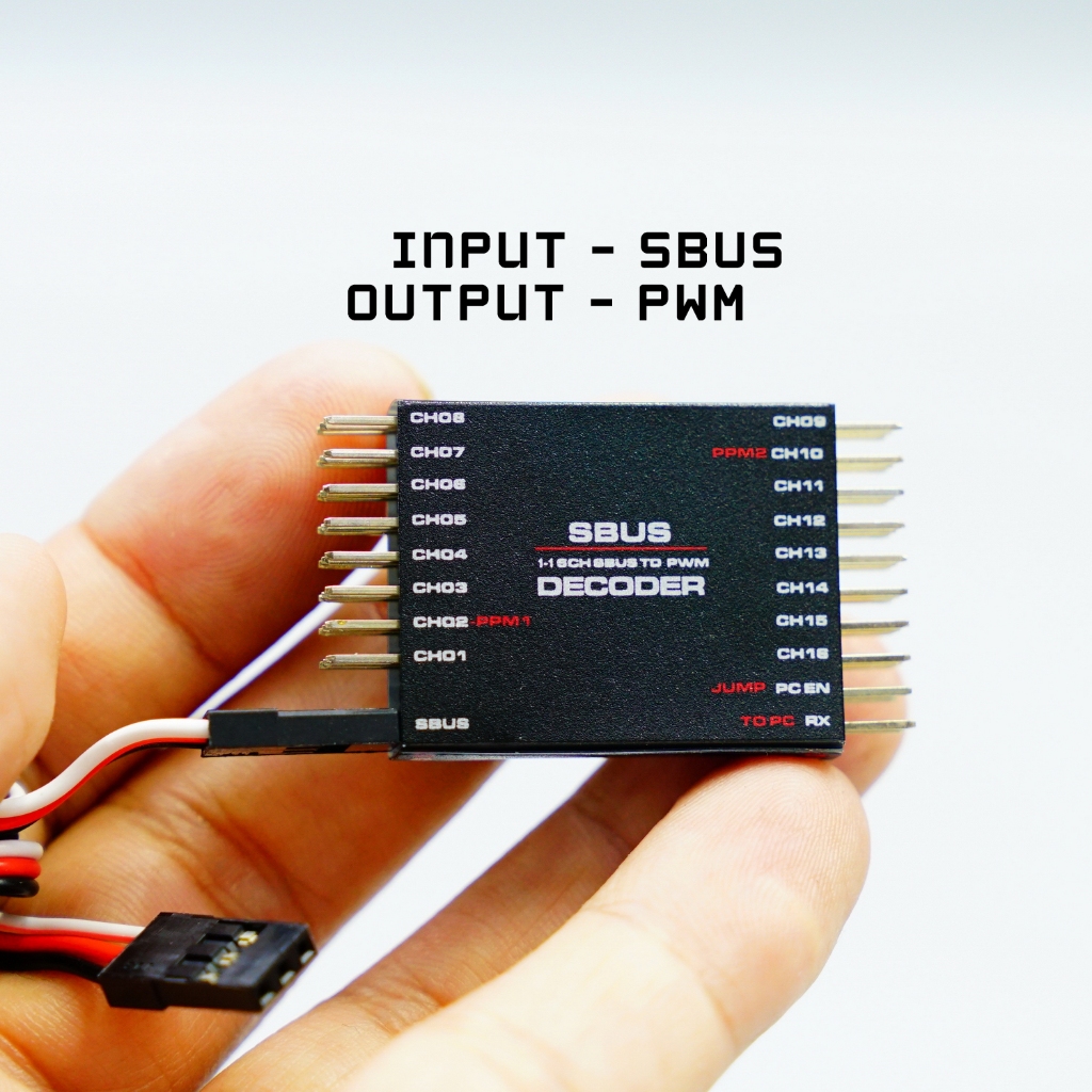 SBUS DECODER (INPUT SBUS TO OUTPUT PWM)