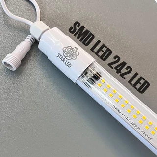 หลอดไฟนีออน ST-SLT8-1000w หลอดชิป 242LED ไฟโซล่าเซลล์ ใช้งานได้ยาวนาน คงทน. แบต.18000 mAh