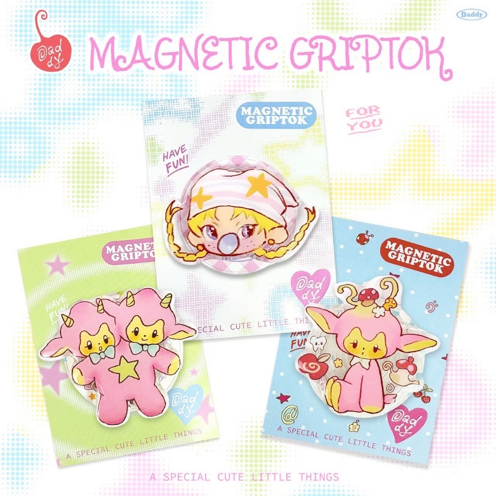 DADDY | Lucy Magnetic Griptok กริ๊บต๊อกแม่เหล็ก สุดน่ารัก