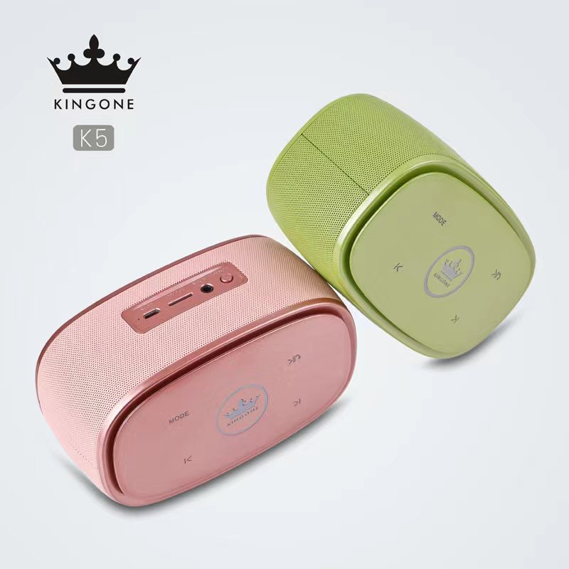 kingone K5 ลำโพงบลูทูธ 8W พกพาสะดวก สีสันสวย ปุ่มแบบสัมผัส lสินค้าพร้อมส่ง คุณภาพเสียงดี ส่งจากไทย