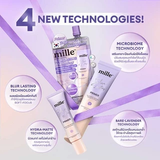 MILLE Blur Lasting Primer 8g , 30g มิลเล่ เบลอ ลาสติ้ง ไพรเมอร์