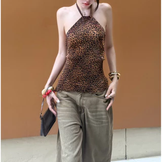 เสื้อผูกคอสั้นอัดพลีท ฟรีไซร์ เซกซี่โชว์หลัง ใส่สบาย ไม่ต้องรีด