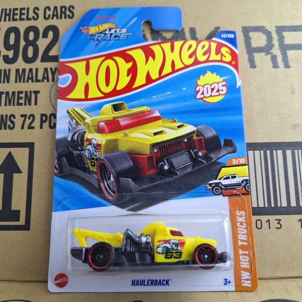 รถเหล็ก Hotwheels HAULERBACK LET'S RACE 2025 42/250 (kg02)