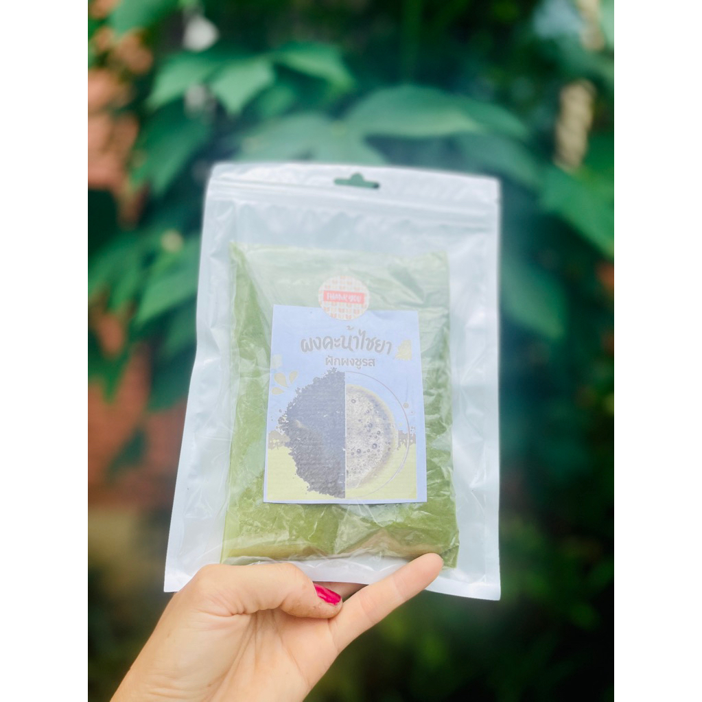 🌱ผงผักไชยา🌱คะน้าเม็กซิโก ผักไชยาบดผง ออแกนิกแท้ไม่ผสมขนาด 100กรัม - รูปที่ 5