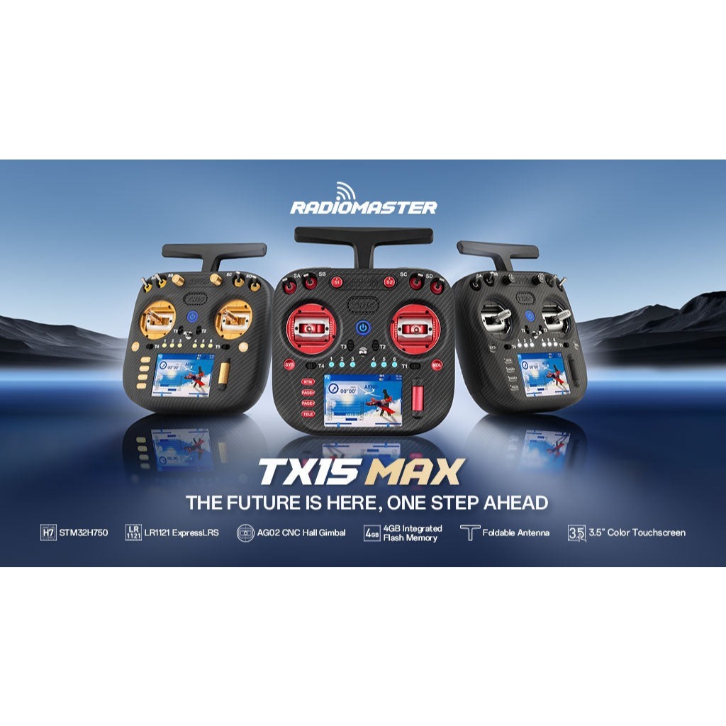 RadioMaster [Pre-order] TX15 Max Radio Controller (ELRS / M2)