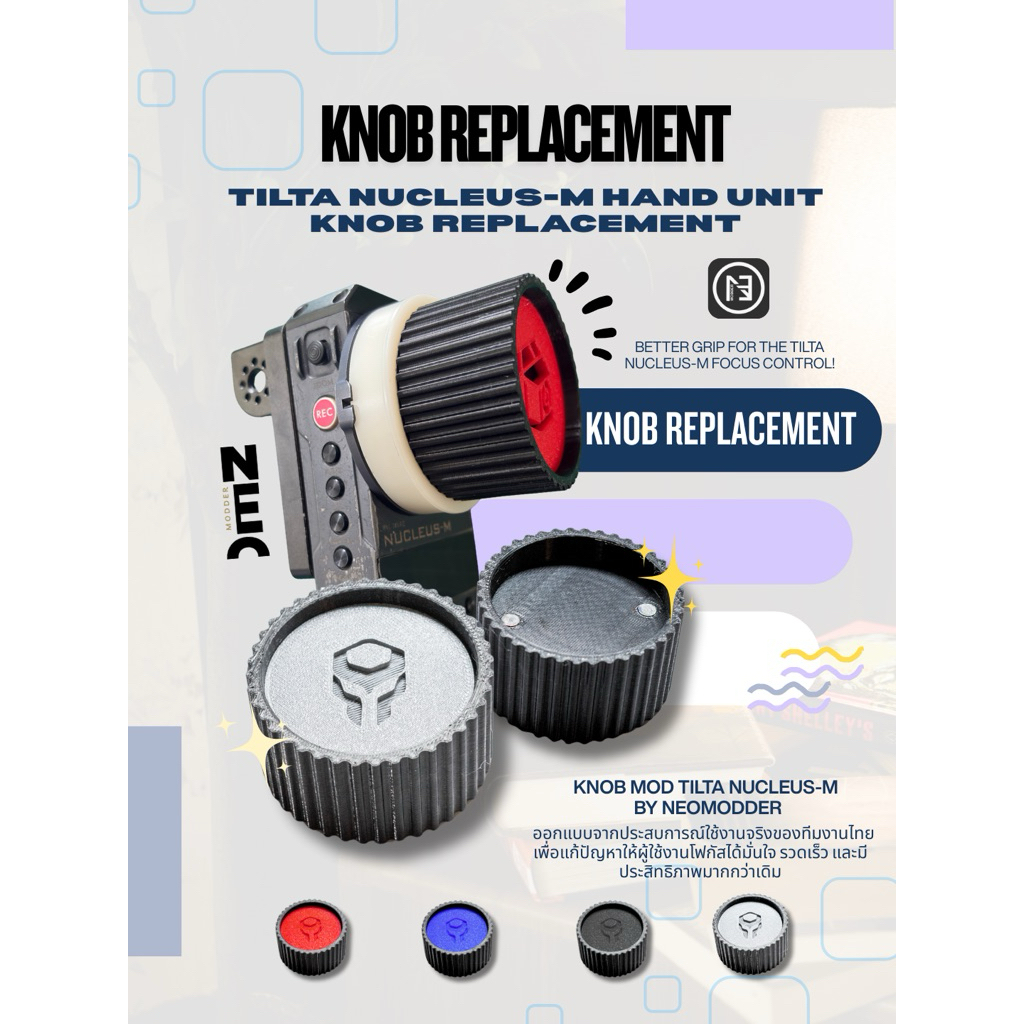 KNOB MOD TILTA NUCLEUS-M By NeoModder