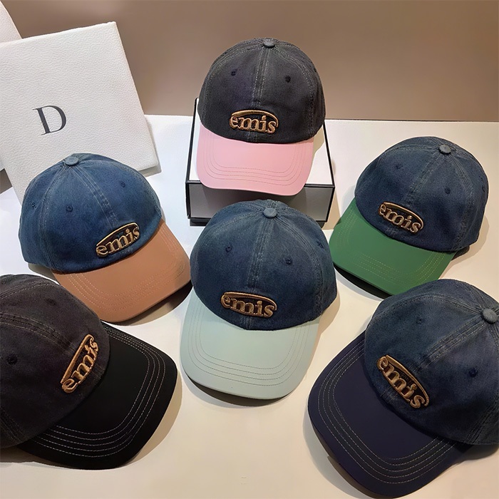 หมวก EMIS ของแท้ ลายตัวอักษร หมวกเบสบอลสไตล์เกาหลี หมวกกันแดด Unisex ใส่ไปเที่ยว พร้อมส่ง - รูปที่ 6