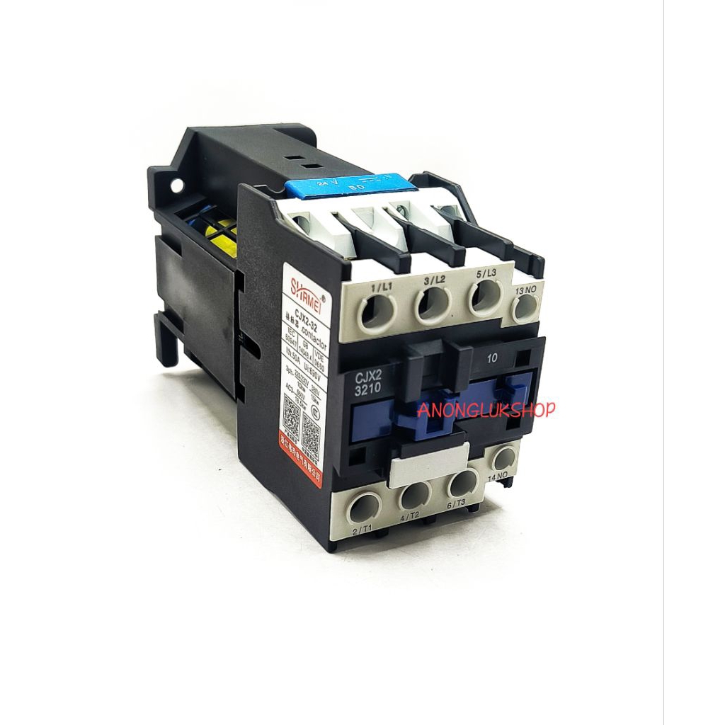 CJX2-3210 CJX2-32 DC24V DC48V DC Magnetic Contactors NO 50A แมกเนติกคอนแทคเตอร์ DC DC24V DC48V