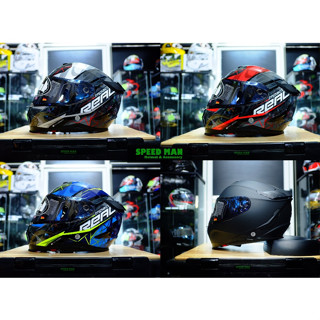 Real รุ่น Hurricane  มีแว่นดำกันแดด หมวกกันน็อค Real แบบสปอร…