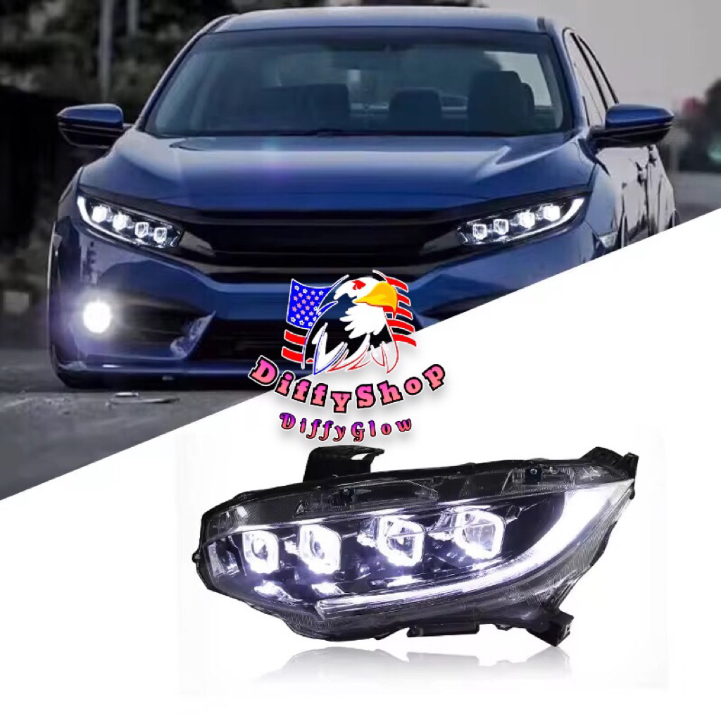 ไฟหน้า Full LED Honda Civic (FC/FK) 2016-2020