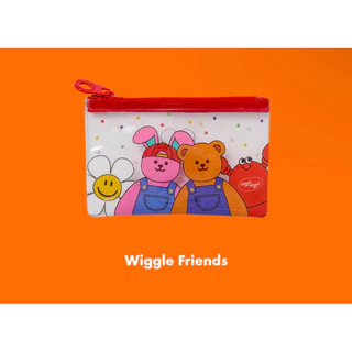 ✅พร้อมส่ง🐻Wiggle Wiggle🐻กระเป๋า PVC ซิปใบเล็กใส่เหรียญ ลายน่ารัก มีให้เลือกหลายลายค่ะ