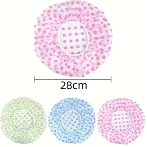 (ทุกอย่าง20฿) หมวกอาบน้ำ หมวกคลุมผมอาบน้ำ กันน้ำได้ดี (คละลาย/สี)