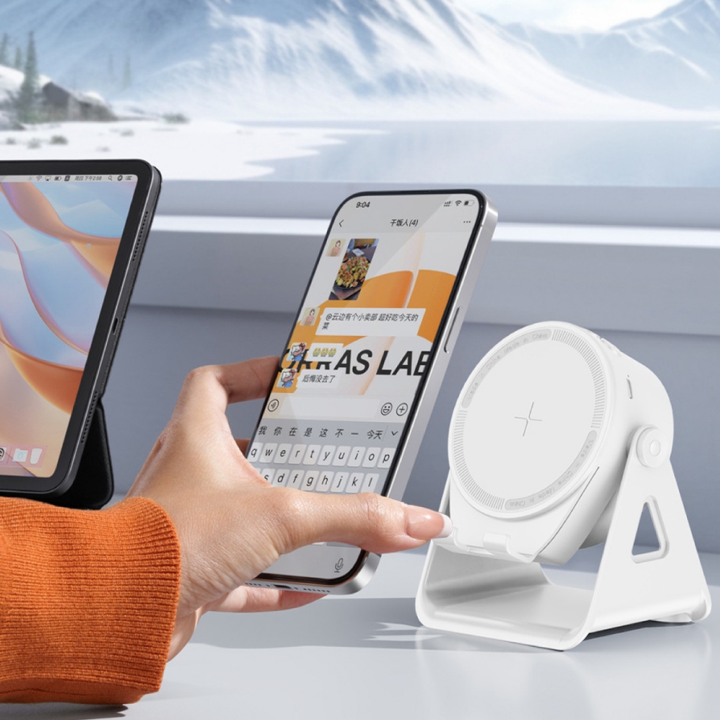 ขาตั้งลำโพงบลูทูธเซนเซอร์ Magnetic แบต1200 mAh คุณภาพเสียงรอบทิศทาง 360องศา เสียงเบสแน่น - รูปที่ 4