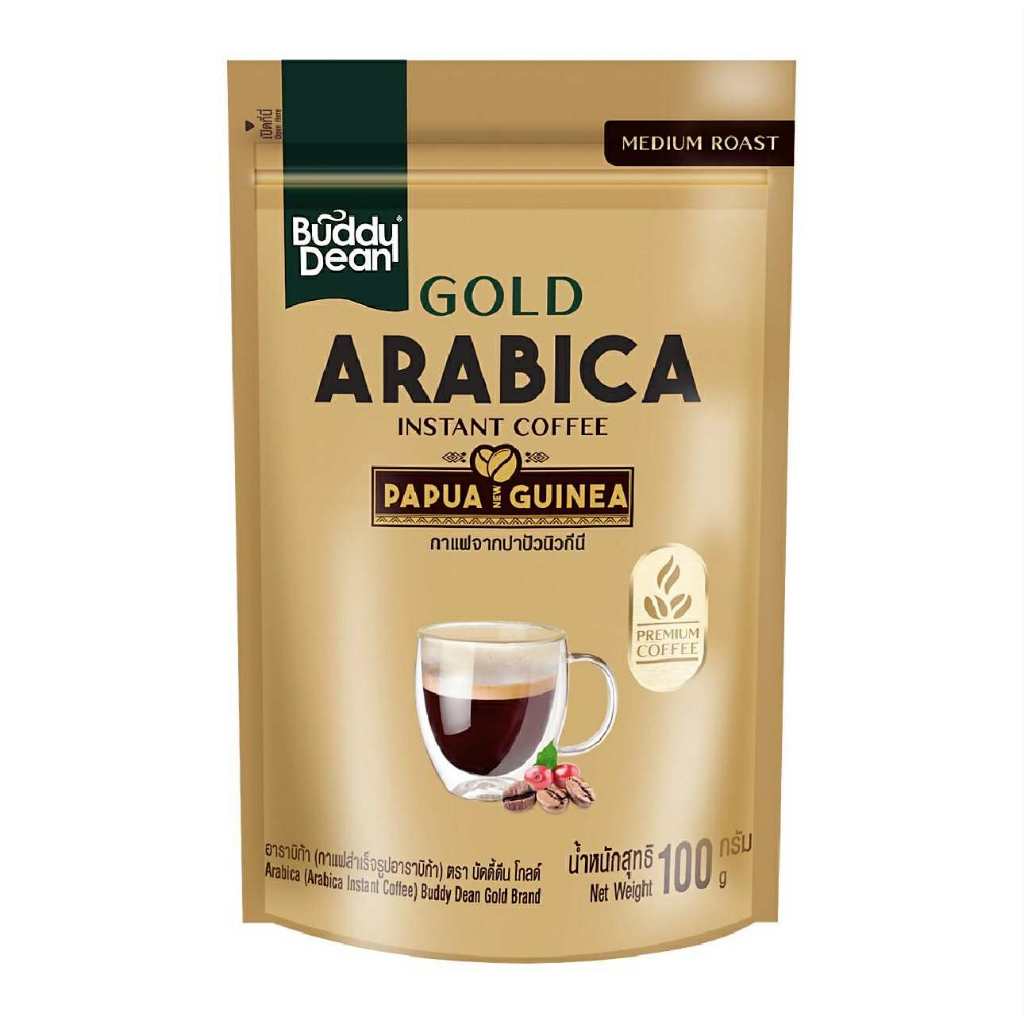 บัดดี้ดีน โกลด์ กาแฟอาราบิก้า 100 กรัม Buddy Dean Coffee