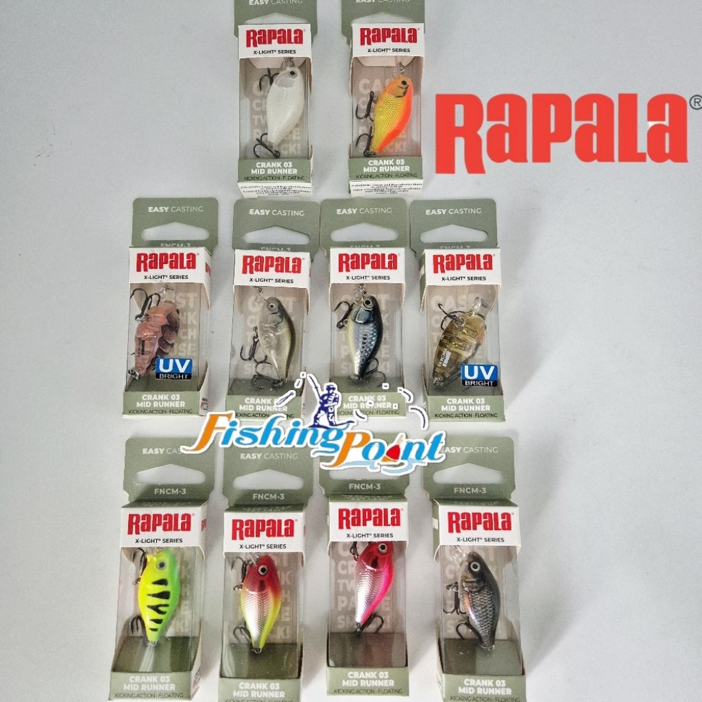 เหยื่อปลอม RAPALA CRANK 03 MID RUNNER FNCM-3