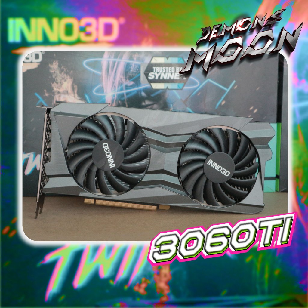 3060Ti INNO3D RTX 3060Ti Twin X2 8GB + ประกัน Demons moon7วัน