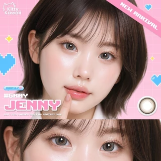 คอนแทคเลนส์[กลาง] Jenny Light Brown / Brown / Gray (Kitty Kawaii) ☁️ มี อย.ไทย